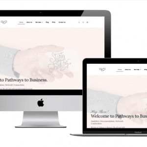 Pathways to Business - Multipage Website - Custom Web Design - Kim's Website